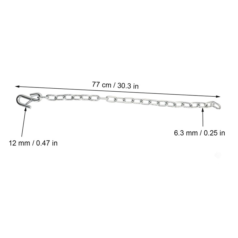 TKSE Tow Wire Ropes, Robust 3500 Pound Trailer Safety Chains