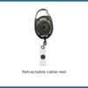 | Retractable Badge Reel with Carabiner Clip for ID Card