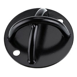 Hipiwe Ceiling Anchor - Wall Mount Bracket for Suspension Straps, Gymnastic Rings, Aerial Yoga Swing & Hammock, Resistance Band, Battle Rope (2 pc Black)