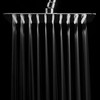 HotelSpa Giant 10" Stainless Steel Rainfall Square Showerhead with Solid