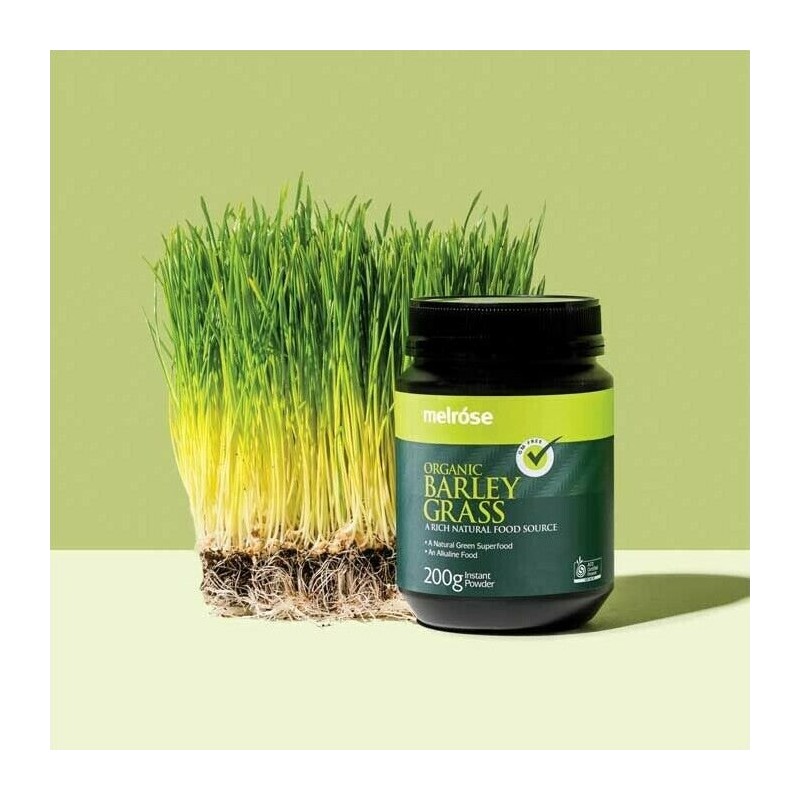 Melrose Organic Barley Grass Powder, 200g