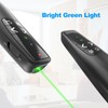 Presentation Clicker for PowerPoint, Wireless Presenter Remote Green Laser Pointer