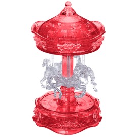 Original 3D Crystal Puzzles | Carousel Deluxe Original 3D Crystal Puzzle, Ages 12 and Up