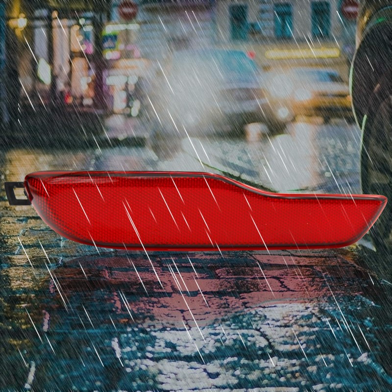 Saihisday Rear Bumper Reflector Red Lens Replacement for Jeep Cherokee