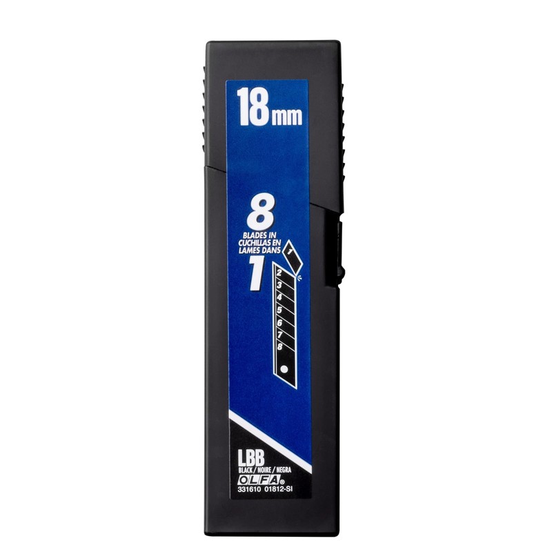 OLFA 18mm Heavy-Duty Ultra-Sharp, Snap Off Replacement Blades, 50 Blades