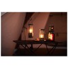Kameyama Oil Bottle Lantern, Petite Bottle, 6 Hours, Black