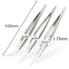 Wolfride Ceramic Tweezers Reverse Tweezers Electronics Tweezers Non-Conductive Tweezers Heat