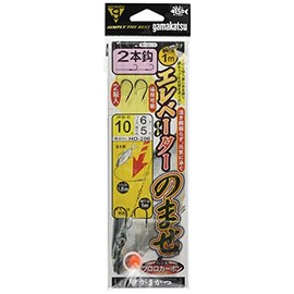 Gamakatsu HO206 Elevator Bait Two-Hook Rig, Hook Size: No. 10, Harris: No. 6