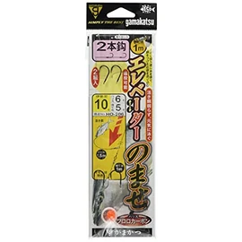 Gamakatsu HO206 Elevator Bait Two-Hook Rig, Hook Size: No. 10, Harris: No. 6