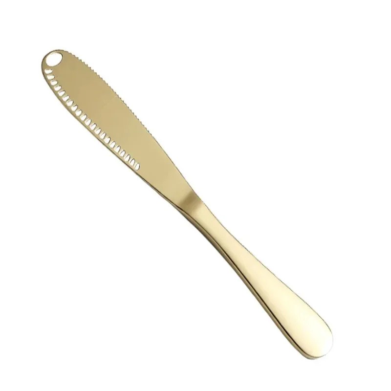 3-in-1 Stainless Steel Butter Knife for Spreading – Cheese, Jam