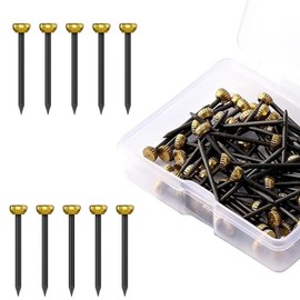 100pcs Picture Pins Nails – Sturdy Hanging Nails for Pictures, Artwork, Photos & Decorations, Ideal for Home & Office Use