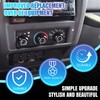 Xomzema 3PCS Upgraded AC Knobs for Jeep Wrangler 1999-2006 Accessories,Air