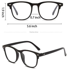 JCAYANQWGY Nearsighted Distance Glasses For Women Men (-1.0 D)