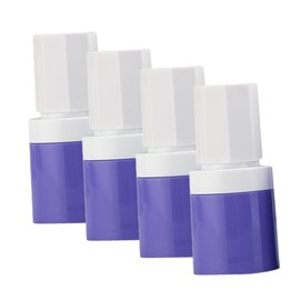 BIUDECO Travel Size Liquid Foundation Bottle 4 Pack Airless Pump Bottles Cap for Women Portable Makeup Dispenser