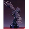 Bronze Plated Resin Sculpture Eagle Statue, 12 x 9 x