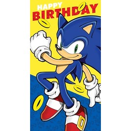 sonic the hedgehog, generic, birthday card