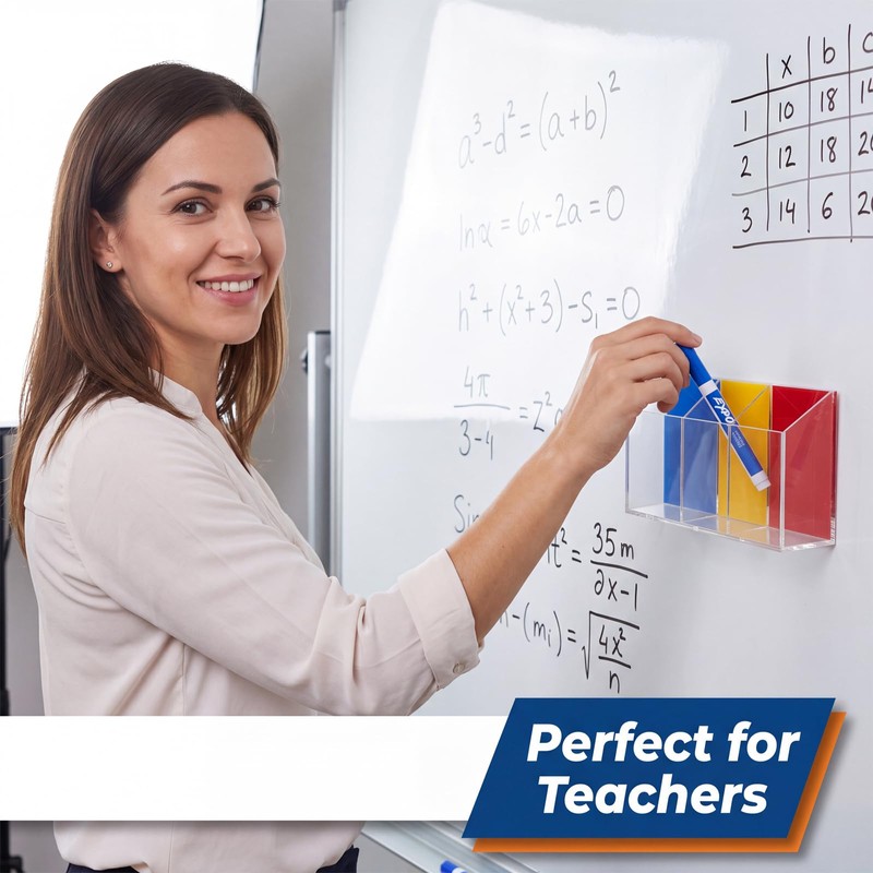 Magnetic Dry Erase Marker Holder, Super Strong Magnetic Whiteboard Holder