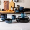 LERATIO Ceramic Dinner Plates Set of 6,10.5 Inch Reactive Glaze
