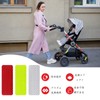 Cluoling Reflective Stickers, Pack of 30, 3 Colors (Red +