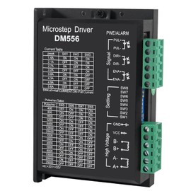 D-FLIFE 2pcs DM556 CNC Digital Stepper Motor Driver 2-Phase Stepper Motor Driver 20-50V DC Max 5.6A 128 Subdivision for Nema 23, 24 and Nema 34 Stepper Motor