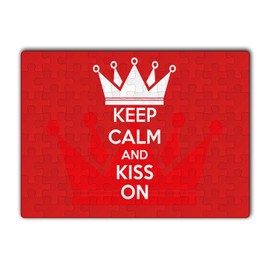 Makoroni - Keep Calm and KISS ON - Jigsaw Puzzle 80 pcs, DesA63