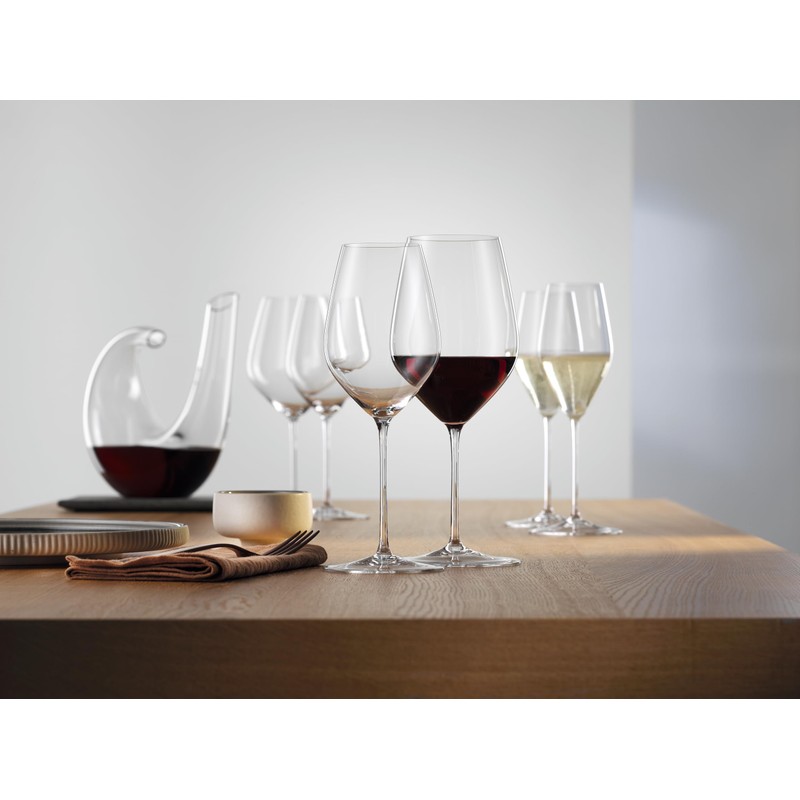 Spiegelau Hi-Lite 1750169 Set of 2 Crystal Champagne Flutes 12oz