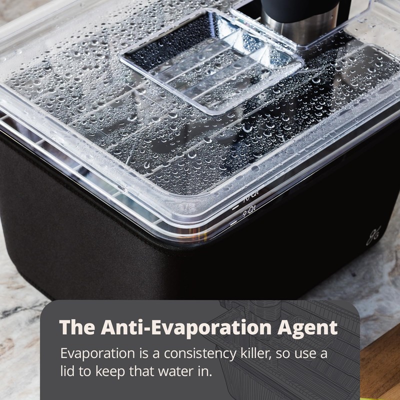 Greater Goods Sous Vide Container 12 Qt with Stainless Steel