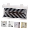 Operitacx Bathroom Hair Catcher Wall Mounted Reusable Shower Hair Trap