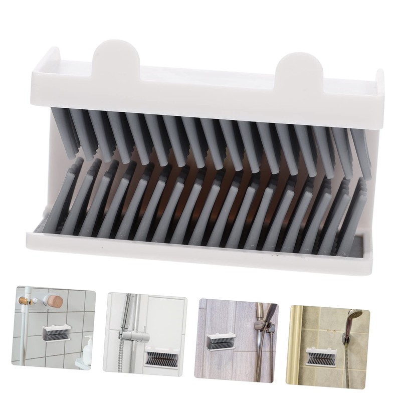 Operitacx Bathroom Hair Catcher Wall Mounted Reusable Shower Hair Trap
