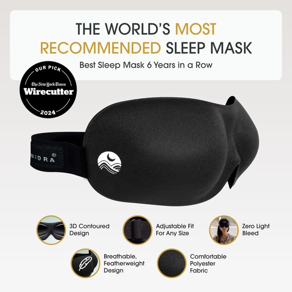 Nidra Nidra Small Medium Sleep Mask for Women & Men,