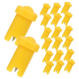 OATIPHO 100Pcs Eyelash Bottle Tips with Blocking Needles Essential Replacement Pins for Seamless Eyelash Extension Application Convenient Storage and Easy Use