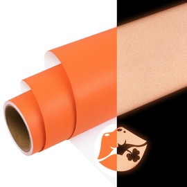 WRAPXPERT Reflective Vinyl Permanent Orange, 12" x5ft for Cricut, Mailbox Numbers, Cars, Trucks, Motorcycles, Bikes, Helmets