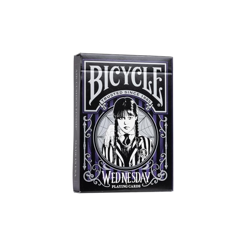Bicycle Wednesday Addams Playing Cards, 1 Deck