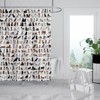 Animals Funny Dog Family Shower Curtain Lovely Puppy Pets Bath