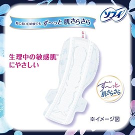 Sofy Hadaomoi Ultra Thin Slim 360, For Especially Large Nights, With Wings, 14.2 inches (36 cm), Set of 10 Sheets x 2 (Total of 20 Pieces) with Special Tissue