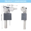 Side Mount Toilet Fill Valve Compatible with Toto Wall Mount