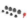 3/4 Inch Rain Barrel Bulkhead Fitting Kit with Plugs Hole
