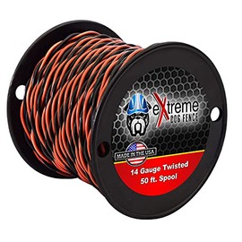 Extreme Dog Fence 50ft Spool 14AWG Wire Twisted Dog Fence Wire - Compatible with All Brands