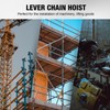 YELLOW JACKET 1.5 Ton Manual Lever Chain Hoist, G80 Galvanized
