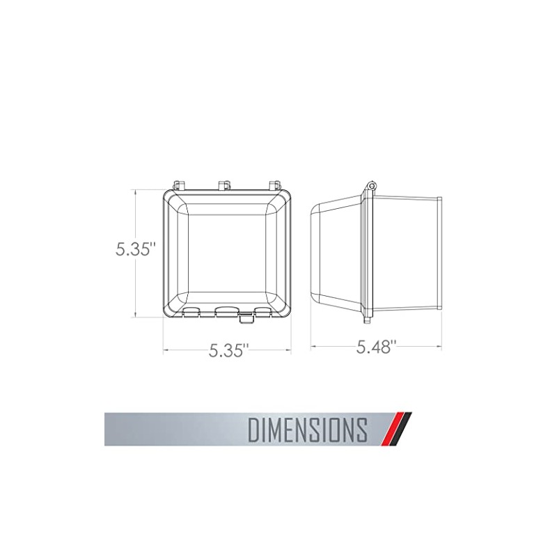 TayMac MM7440G 4.75-in. Deep Outdoor Box, UFAST 55-in-1, Rated NEMA