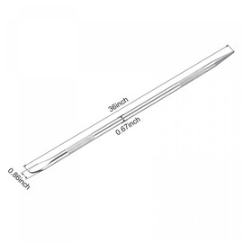 uxcell 36 Inch Aligning Pry Bar Round Crowbar Sleever Bar for Prying and Aligning with Non-Slip Handle