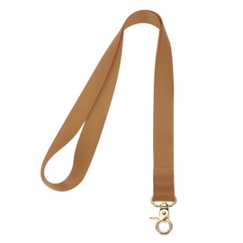 PATIKIL Neck Lanyard, 1 Set Long ID Badge Lanyard with Lobster Clasp for Teacher Women Men Keychain Lanyard Strap for Wallet Keys ID Card Whistle, Brown