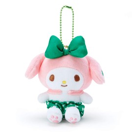 Sanrio My Melody Pressed Color Mascot Holder (Tokimeki Sushi Goods) Green