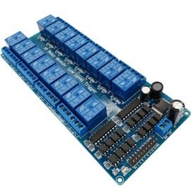 SuziePi 16-Channel 12V Relay Module Board for Arduino DSP AVR PIC ARM