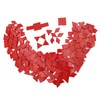 200g Stained Glass Mosaic Tiles, 230 Pieces Square Triangle Rhombus