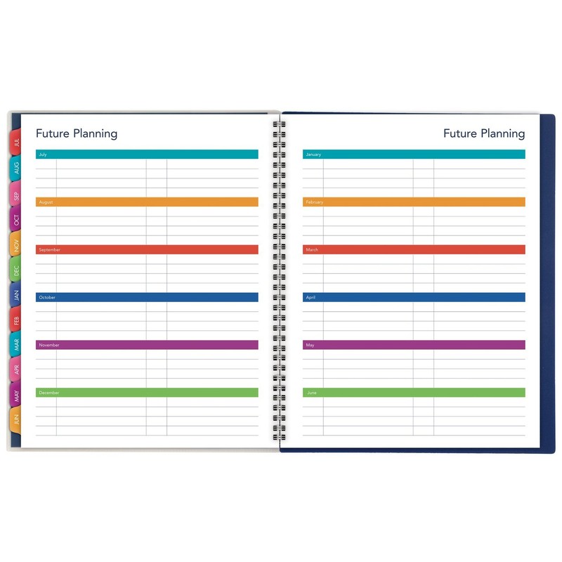 Mead - Planificador de año académico 2018-2019 semanal y mensual,