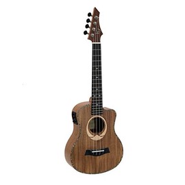 DIMAVERY UK-200 Tenor Ukulele Koa with Cutaway and Pickup