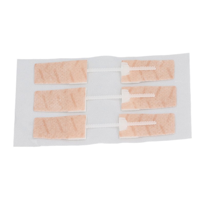 3 Pcs Wound Closure Strip Stitchless Self Adhesive Non Woven