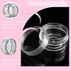 Transparente Leer Döschen, 10 Pcs Kosmetikbehälter und 10 Pcs Scoop