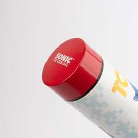 Grupo Erik Trinkflasche Edelstahl Sonic - Thermosflasche 420 ml - Trinkflasche Kinder - Wasserflasche - Sportflasche 420ml - Offizieller Sonic Merchandise Offizieller